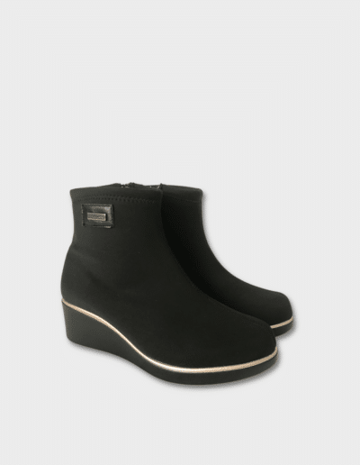 botines para mujer doctor cutillas negras