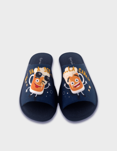 Zapatilla casa hombre Hoy va a ser la caña de Garzon