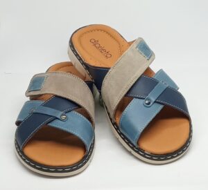 Chanclas de Hombre Colores: Kaki y Jean Marca: Diprieto Modelo: 25007 Tallas: 39-46